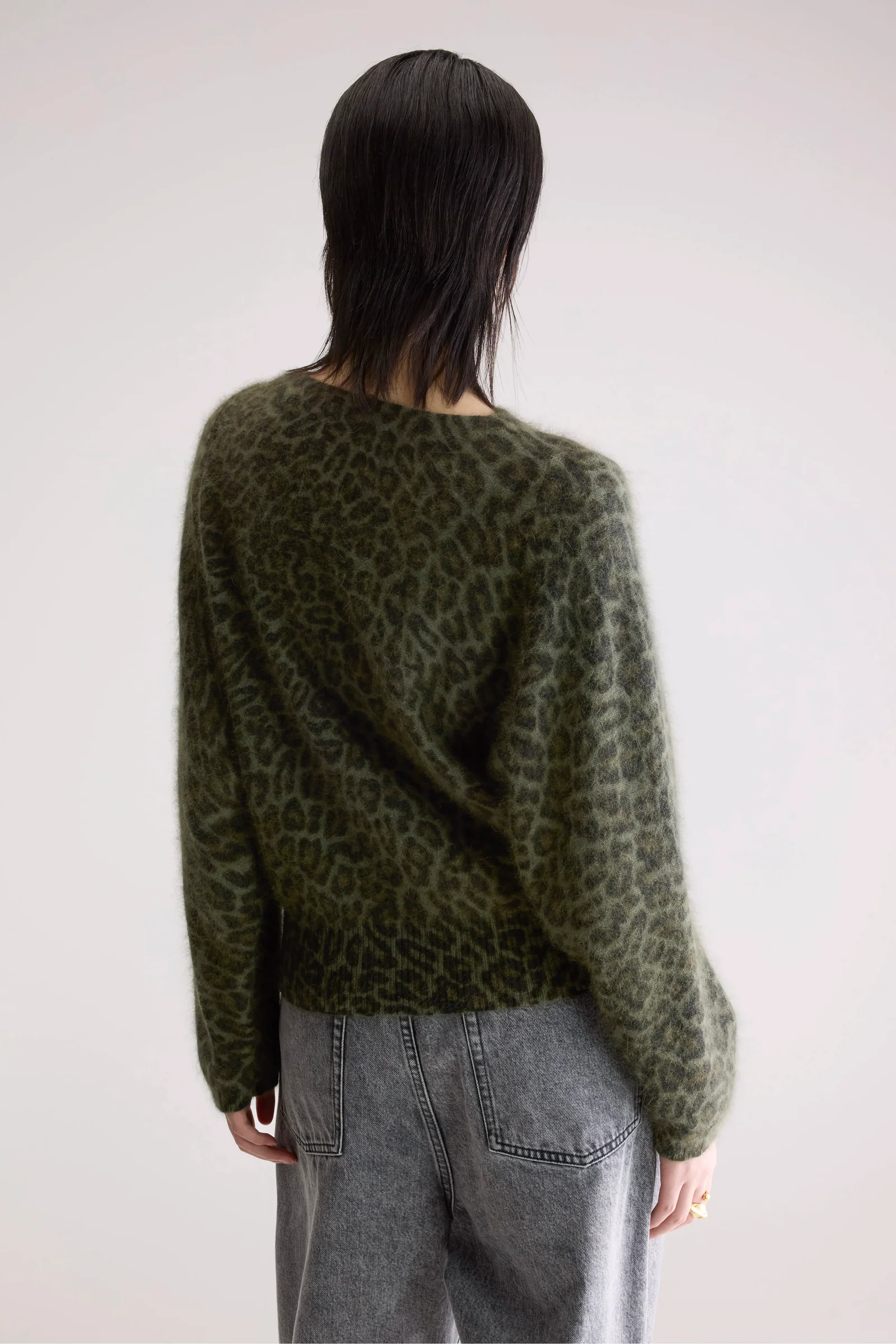 Alternative view of Maglione con stampa leopardata Dioal