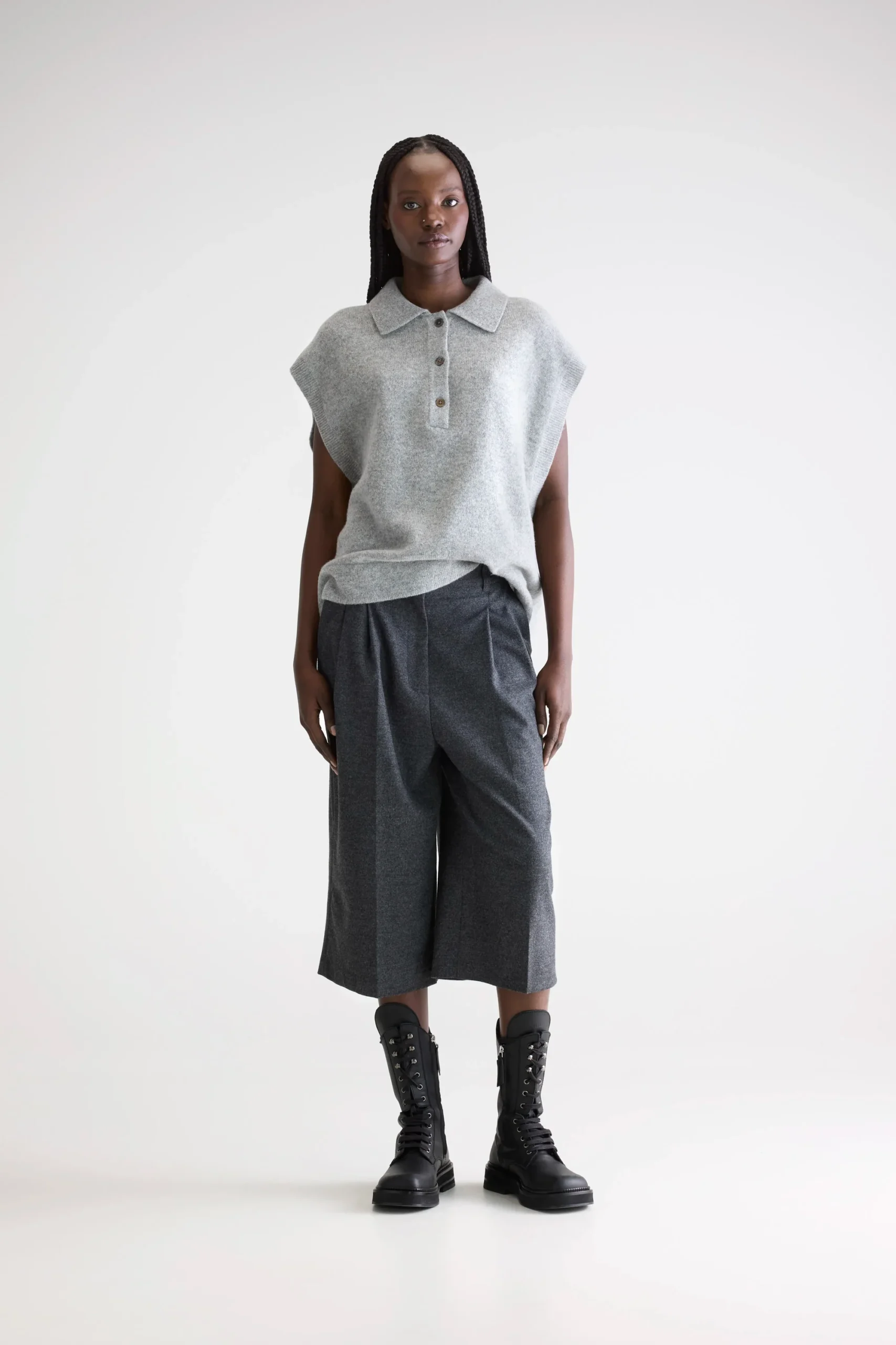 Alternative view of Gilet Ameson grigio