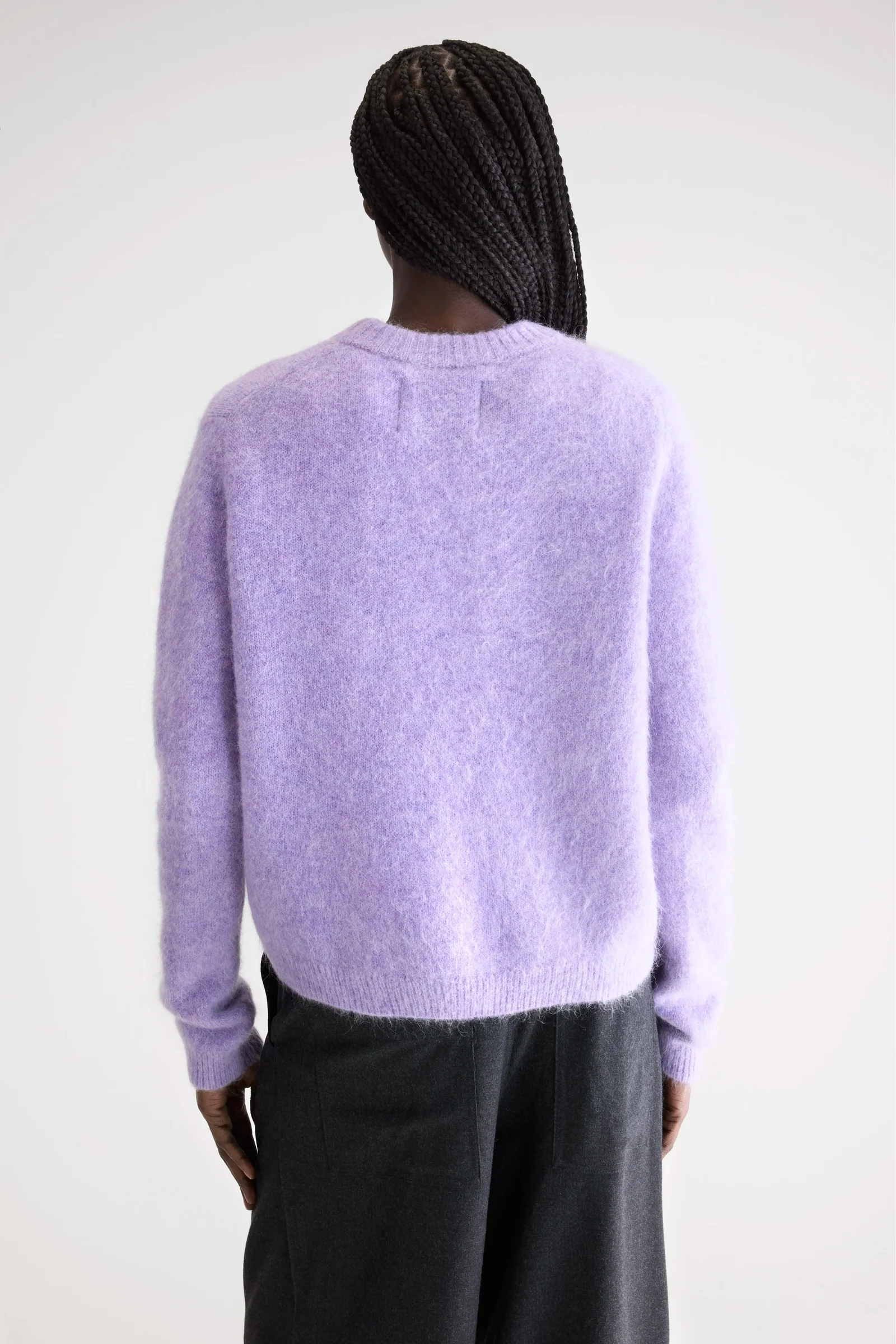 Alternative view of Maglione girocollo Auron lilla
