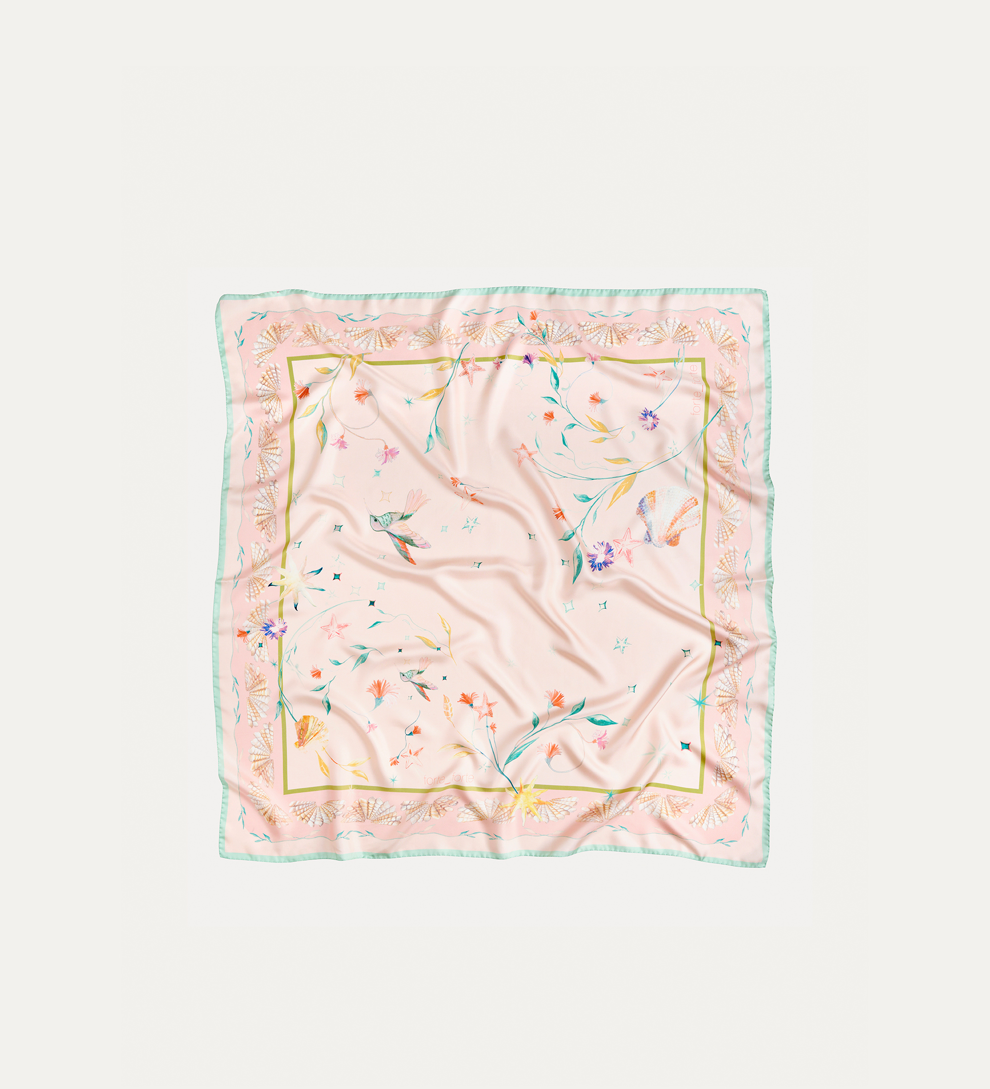 foulard leggero elegante con stampa “deliverance”