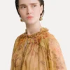 camicia bohemienne in creponne “le bambou secret” heliodore - immagine 2