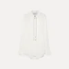 camicia smoking in voile con ruches diamond - immagine 4