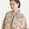 bomber jaquard “cherry blossom” mandorla - immagine 2