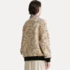 bomber jaquard “cherry blossom” mandorla - immagine 3
