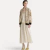 bomber jaquard “cherry blossom” mandorla - immagine 4