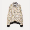 bomber jaquard “cherry blossom” mandorla - immagine 5