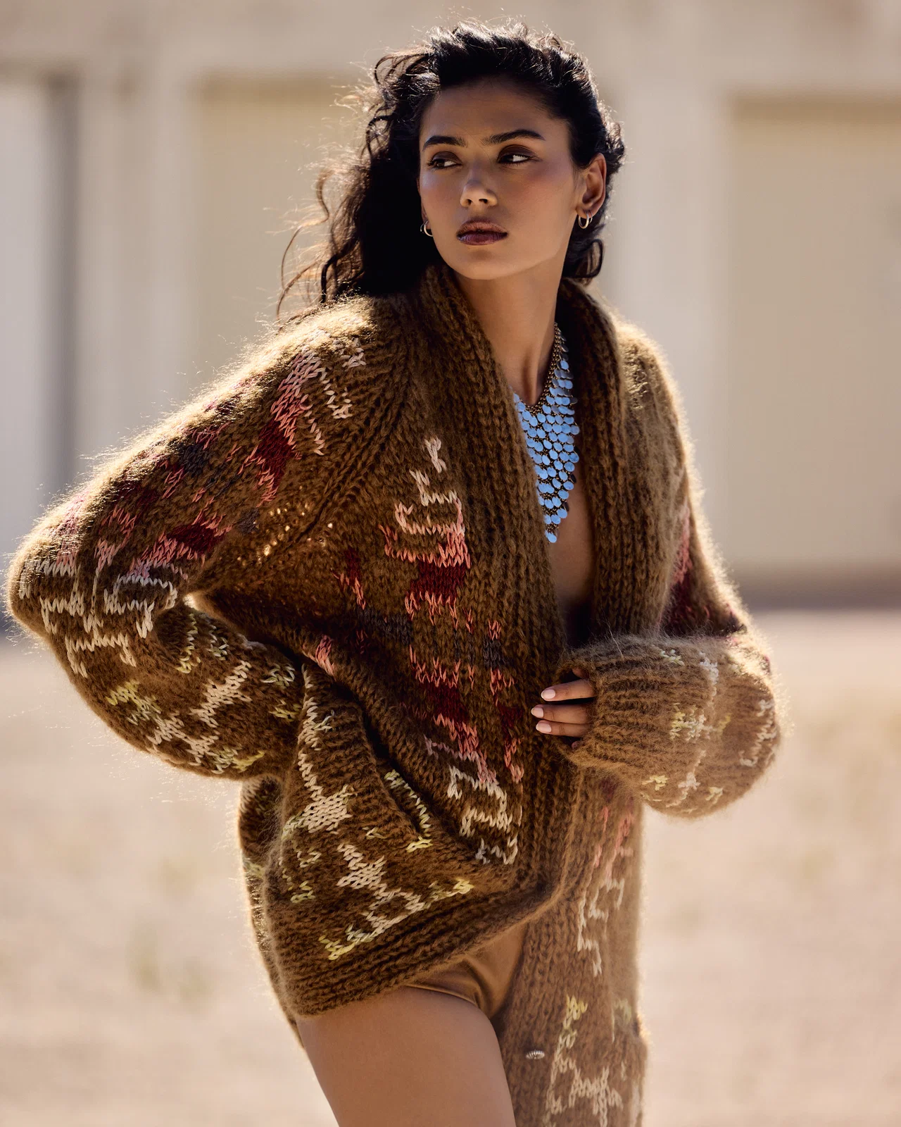Cardigan Alita - Marrone